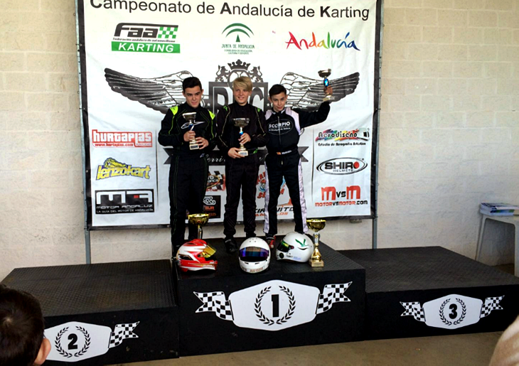 El piloto extremeño Miguel Grande, tercero en Villafranca de Córdoba