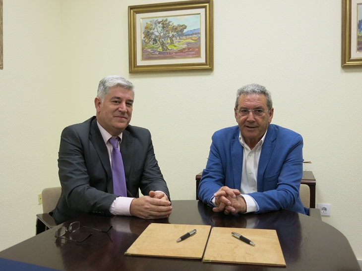 Fundación Caja Badajoz firma un convenio de colaboración con la Fundación Sahara Occidental