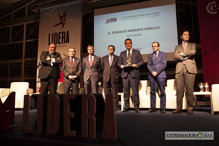 Atanasio Naranjo, premiado con el Premio LIDERA de la Cámara de Comercio de Badajoz