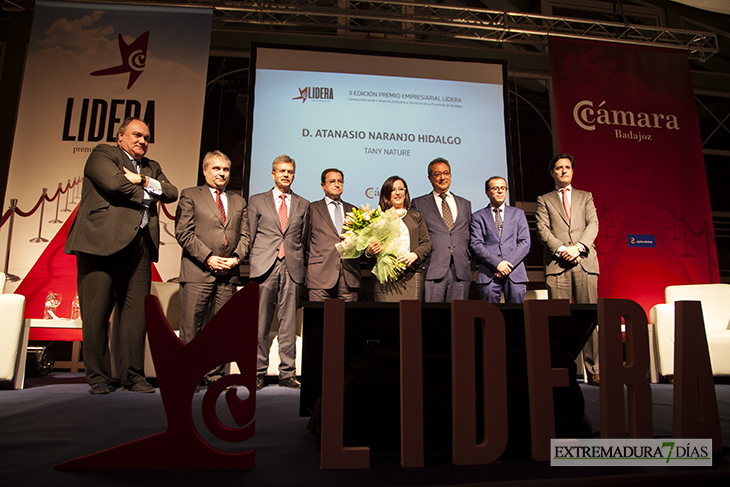 Atanasio Naranjo, premiado con el Premio LIDERA de la Cámara de Comercio de Badajoz