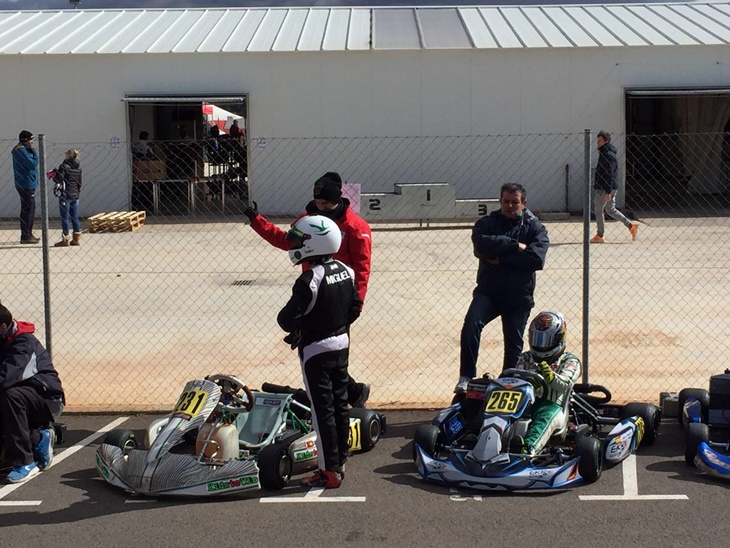El extremeño Miguel Grande se estrena en la Serie Rotax de Karting