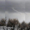 Un intento de tornado se dejó ver este martes cerca de Almendralejo