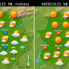 Previsión meteorológica en Extremadura. Días 16, 17 y 18 de marzo