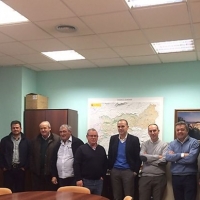 Responsables de Desarrollo Rural visitan las obras del Canal de Orellana