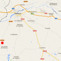 Un muerto y dos heridos en un accidente de tráfico entre Olivenza y Badajoz