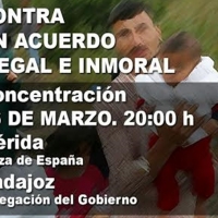 Extremadura se manifiesta en contra del acuerdo sobre los refugiados