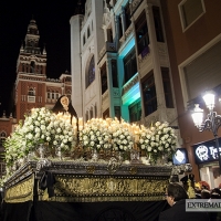 El Viernes Santo se luce en Badajoz a pesar del incidente en la Plaza Alta