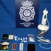 Detenido un joven de Mérida por tráfico de drogas