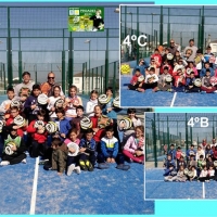 La AD Atavas acerca el pádel a los escolares del CEIP Francisco Valdés