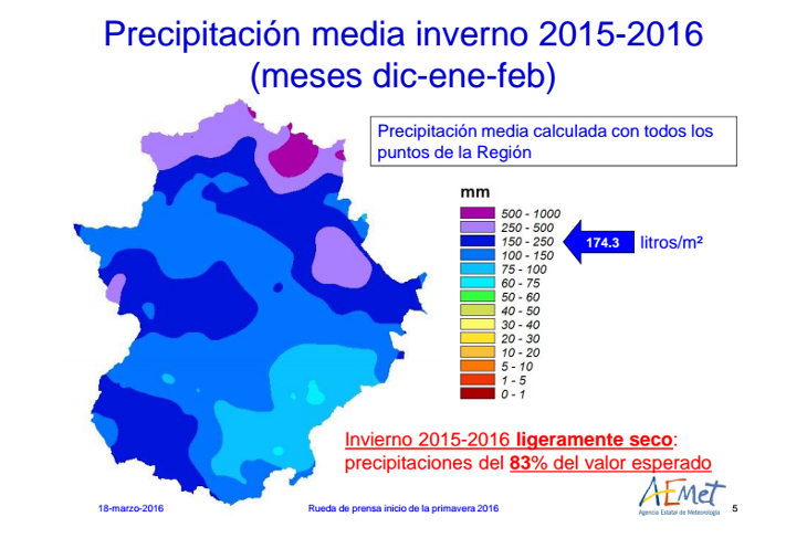 AEMET prevé una primavera cálida y menos lluviosa en Extremadura