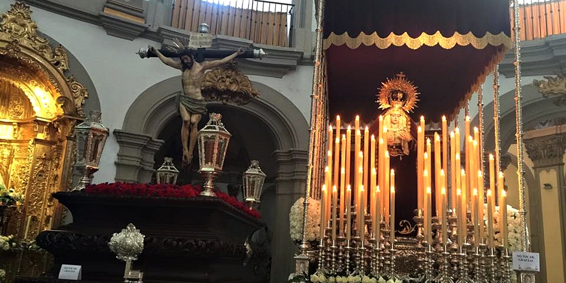 Puesta a punto de los pasos de la Semana Santa pacense