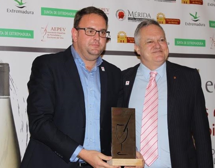 Mérida recoge el premio Cultura del Vino