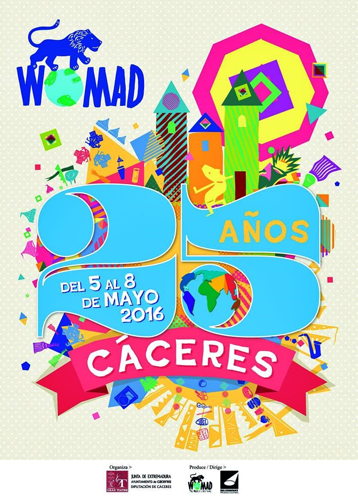 La 25ª edición de WOMAD Cáceres ya tiene imagen