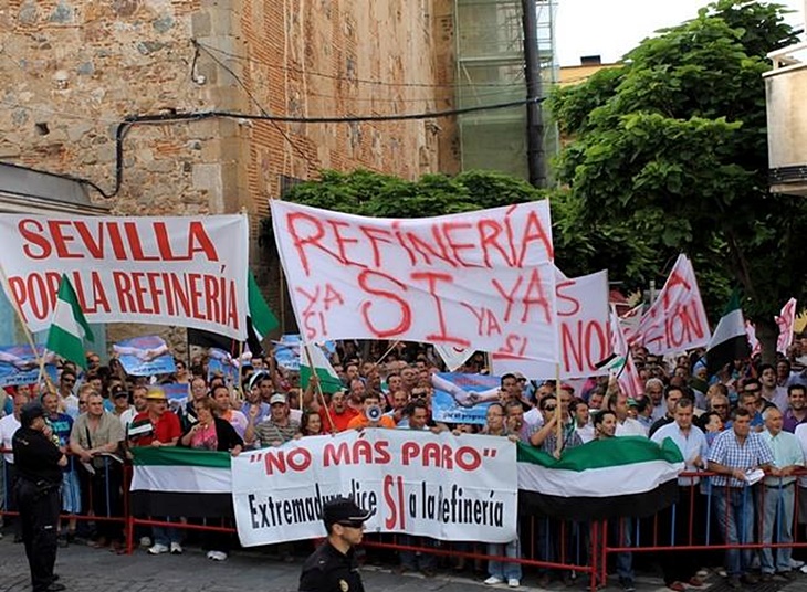 Los empresarios de Zafra quieren la Refinería