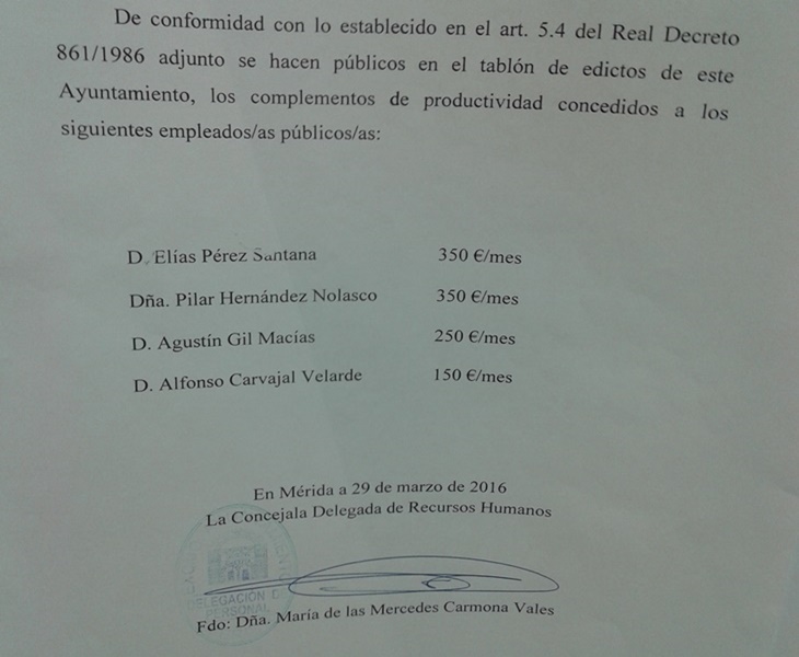 Denuncian que Osuna conceda productividades a empleados municipales