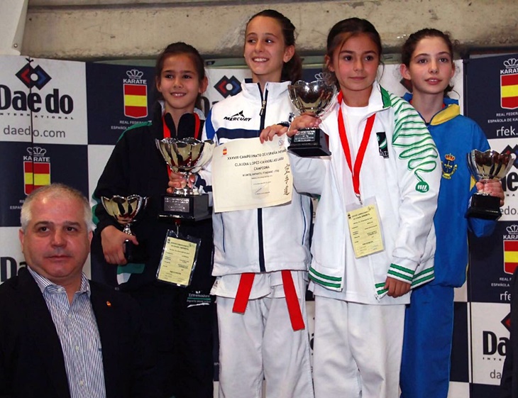 La extremeña Paola García, campeona de España de Kárate