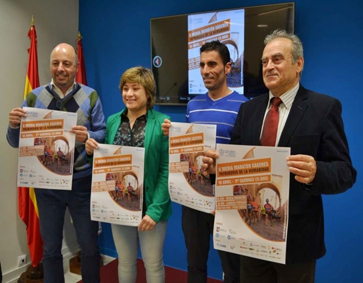 1.100 atletas tomarán salida en la Media Maratón de Cáceres