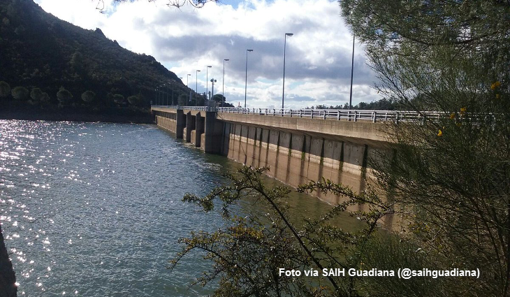 Suben los embalses extremeños tras las últimas lluvias