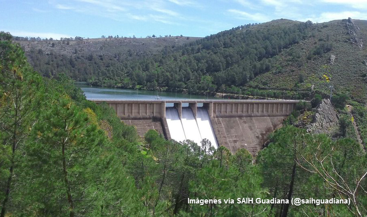 Los embalses extremeños continúan subiendo, al 75%