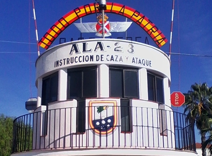 Herido grave tras sufrir una descarga eléctrica en la Base Aérea de Talavera