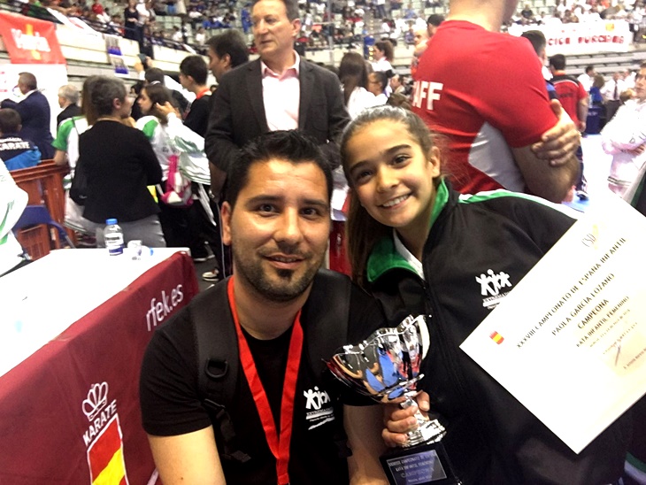 La extremeña Paola García, campeona de España de Kárate