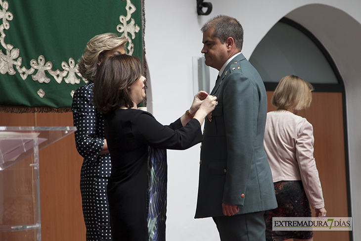 Imágenes de la visita de Sáenz de SantaMaría a Badajoz