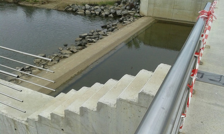 Continúan sin ser repuestas las barandillas robadas en el río Guadiana