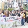 Imágenes de la manifestación contra la LOMCE en Badajoz