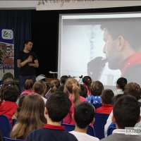 Rubén Tanco acerca el proyecto ‘Superación Sobre Ruedas’ al colegio San Fernando