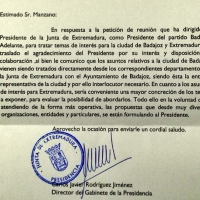 Badajoz Adelante lamenta la negativa de Vara de reunirse con ellos