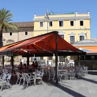 Los kioskos de la Plaza de España de Mérida, a concurso
