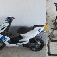 Dos jóvenes detenidos por robar una moto para utilizar sus piezas