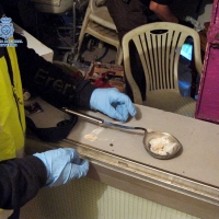 Operación contra el tráfico de drogas en 'Los Colorines'