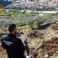 La Guardia Civil recupera 300 kilos de cobre y medio centenar de cerezos robados
