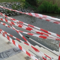 Continúan sin ser repuestas las barandillas robadas en el río Guadiana