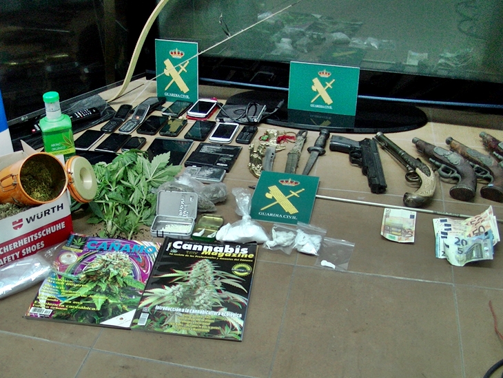 Desarticulado un clan familiar que vendía droga a jóvenes del Valle del Alagón