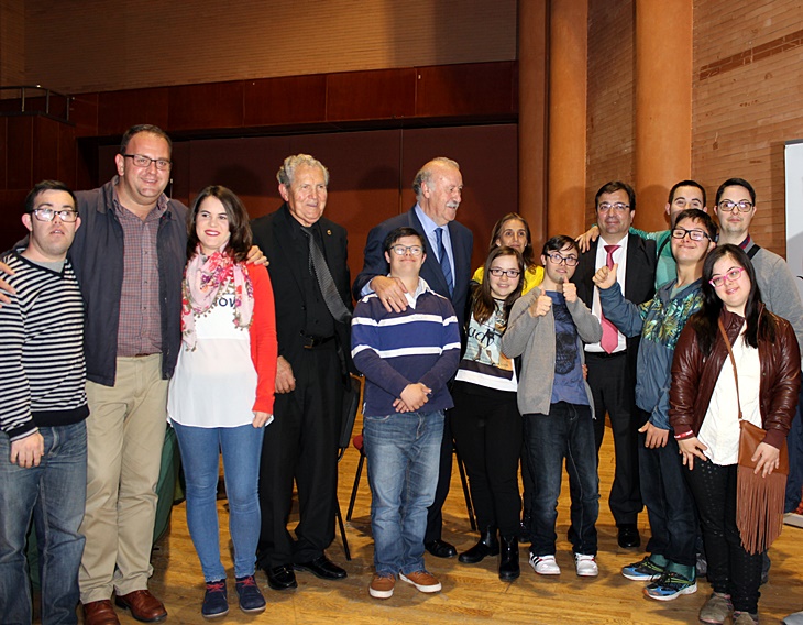 Imágenes de la visita de Vicente del Bosque a Mérida