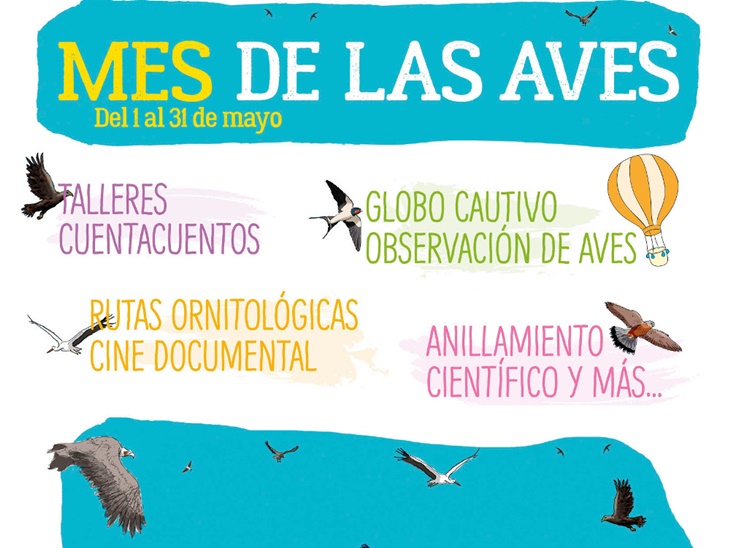 Amplio programa de actividades para el Mes de las Aves
