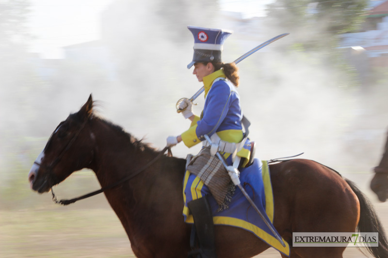 Un millar de actores recrean la Batalla de La Albuera