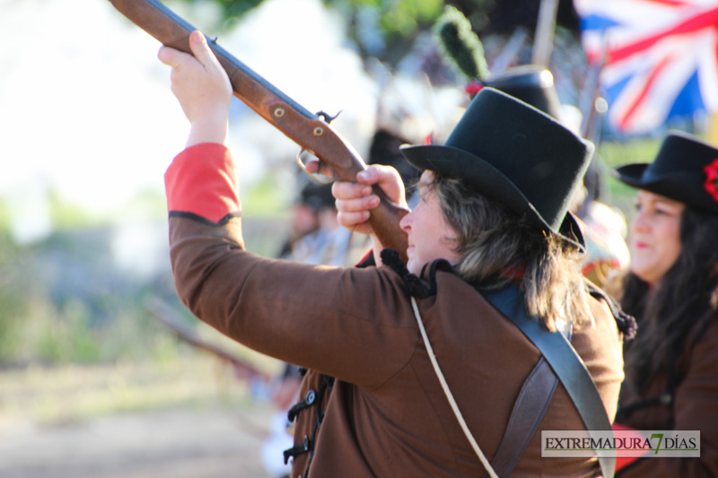 Un millar de actores recrean la Batalla de La Albuera