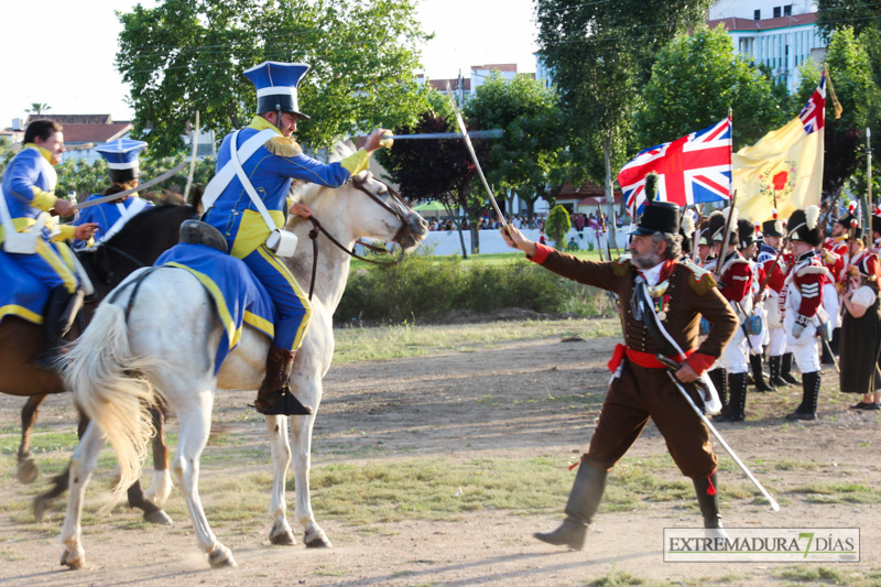 Un millar de actores recrean la Batalla de La Albuera