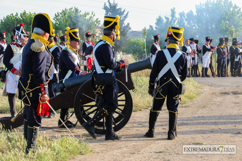 Un millar de actores recrean la Batalla de La Albuera