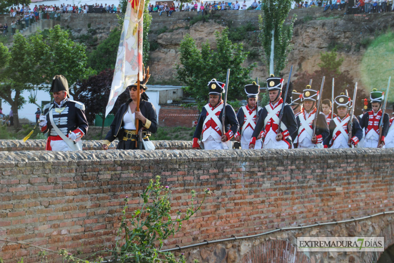 Un millar de actores recrean la Batalla de La Albuera