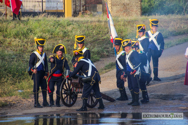 Un millar de actores recrean la Batalla de La Albuera