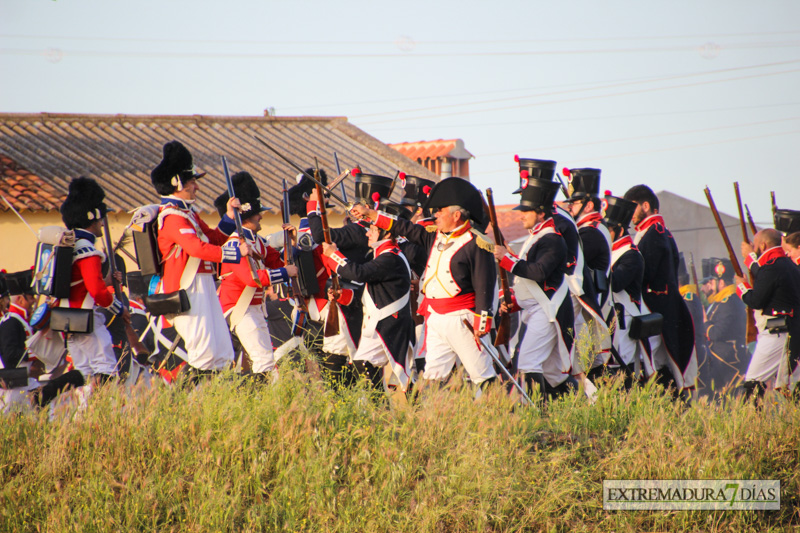 Un millar de actores recrean la Batalla de La Albuera