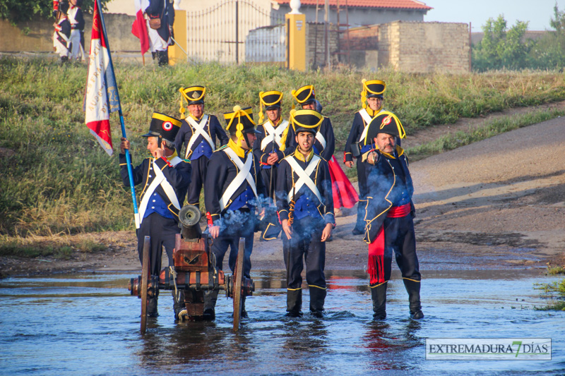 Un millar de actores recrean la Batalla de La Albuera