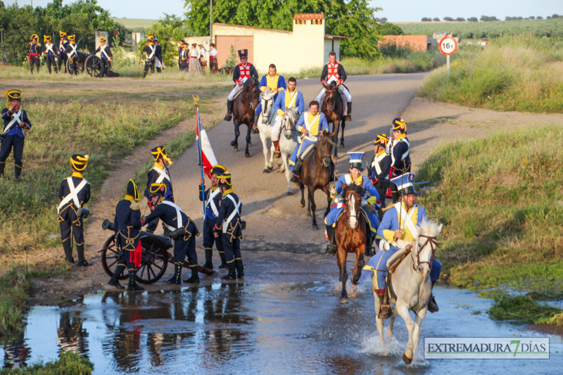 Un millar de actores recrean la Batalla de La Albuera