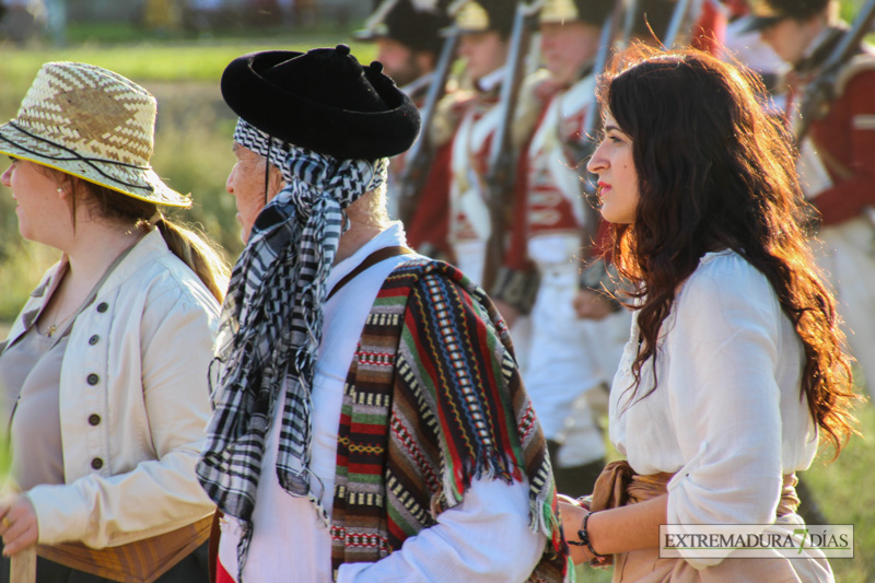 Un millar de actores recrean la Batalla de La Albuera