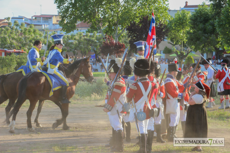 Un millar de actores recrean la Batalla de La Albuera