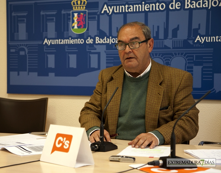C's Badajoz critica los "recortes" de la Junta en la ciudad